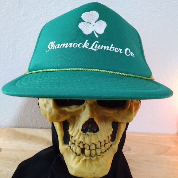 Vintage Shamrock Lumber Co. Rope Snap Back Trucker Hat - Picture 1 of 9